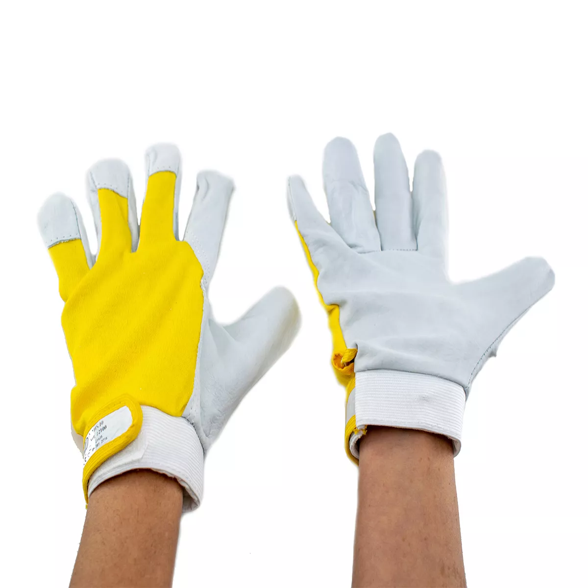 12100 РЪКАВИЦА РАБОТНА КОЖА И ПАМУК 10