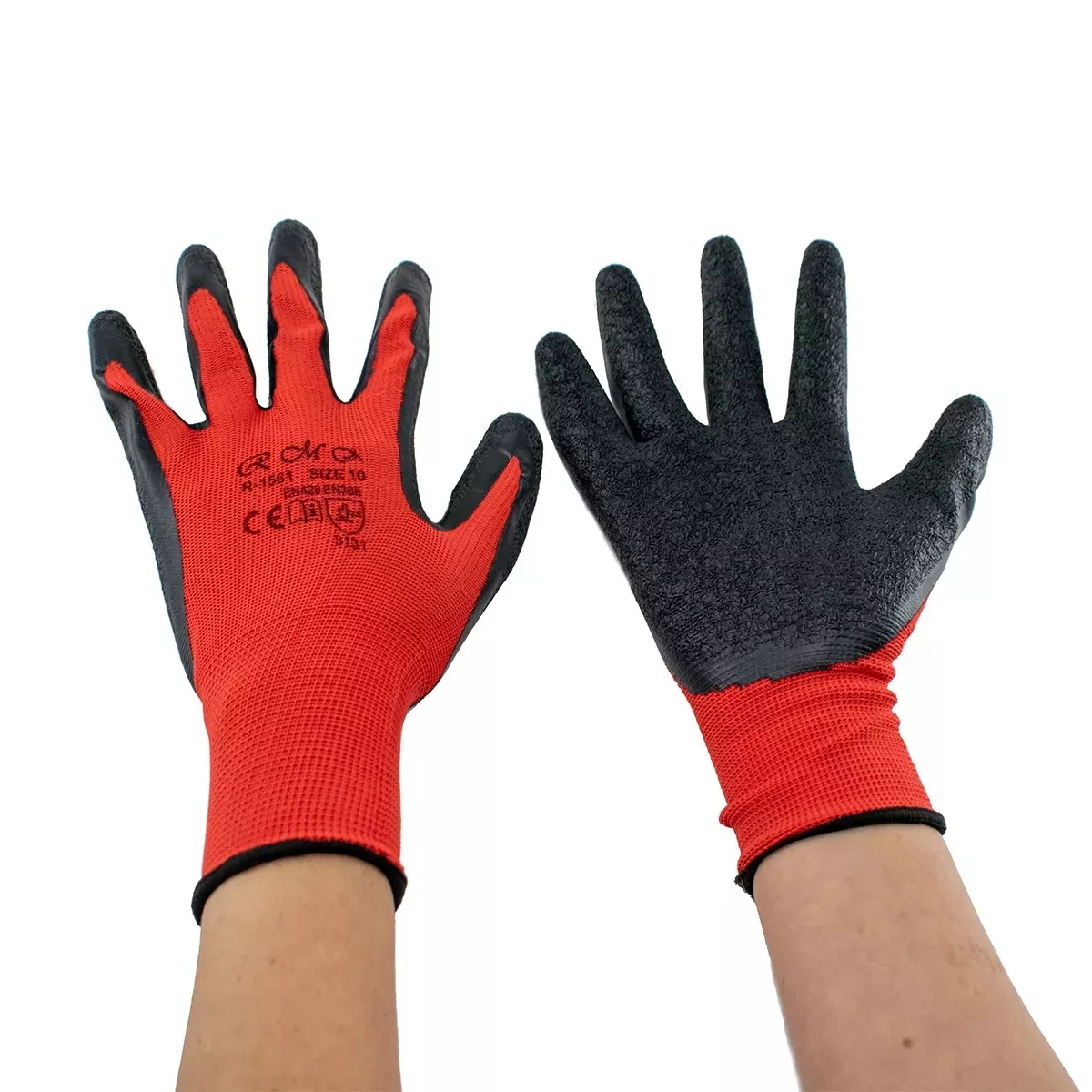 LC-1361/R-1561 13G РЪКАВИЦИ ПОЛИЕСТЕР ЧЕРВЕНИ 10